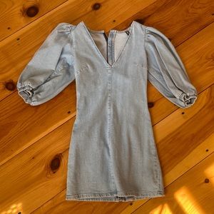 Zara mini jean dress